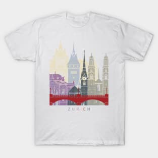 ZURICH SKYLINE POSTER T-Shirt